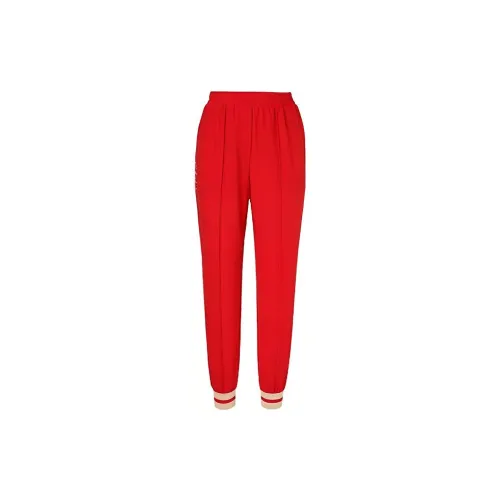 XII BASKET Casual Pants Women's Large Red