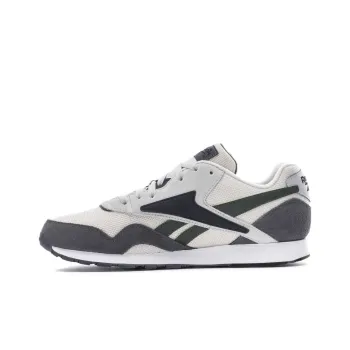 Reebok Classic Leather Cushioning Breathable Low Top Running Shoes Unisex Light Gray