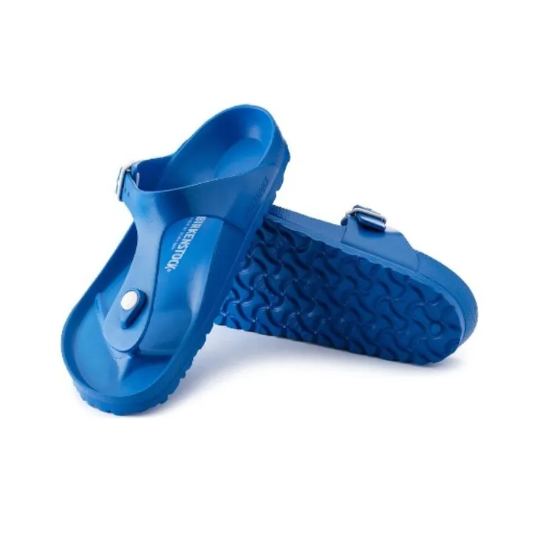 Birkenstock Gizeh Slip Resistant Quick Dry Flip Flops Unisex Blue-3