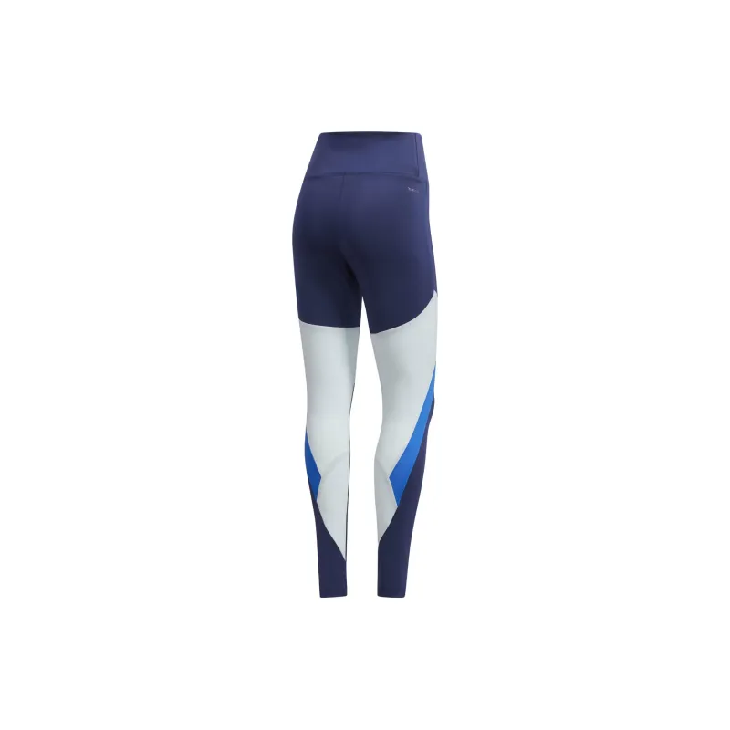 Adidas Colorblock Leggings Women's Blue-1