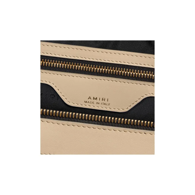 AMIRI Cotton Tote Bag Shopping Bag Handbag Shoulder Bag Crossbody Bag Mini Women's Light Khaki-3