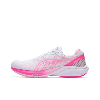 DO WIN Three Generations Of God Of War Running Shoes Unisex Low Top White Pink
