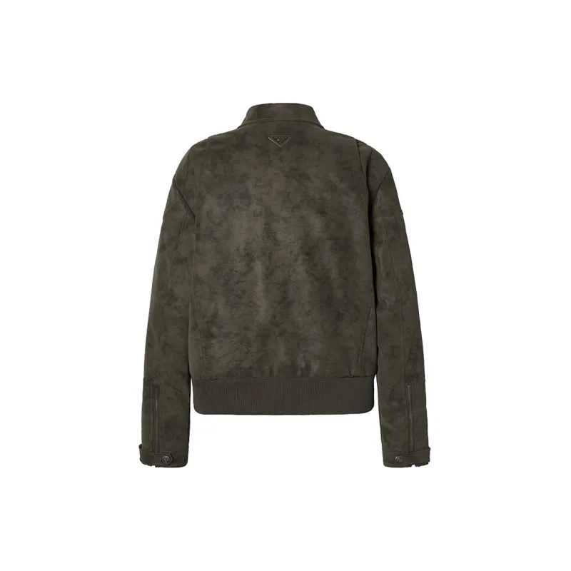 ROCAWEAR Puffer Jacket Unisex Dark Khaki-1