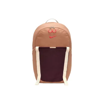 Nike Fabric Backpack Regular Unisex Amber Brown & Night Brown Red & Bright Dark Red