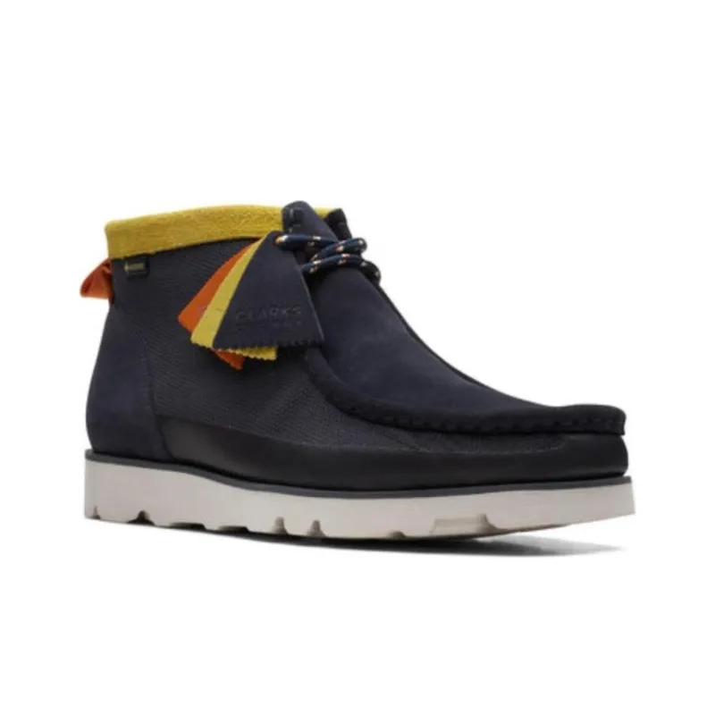 Clarks Originals Wallabee 2.0 Boot Gore Tex Navy Combination-2