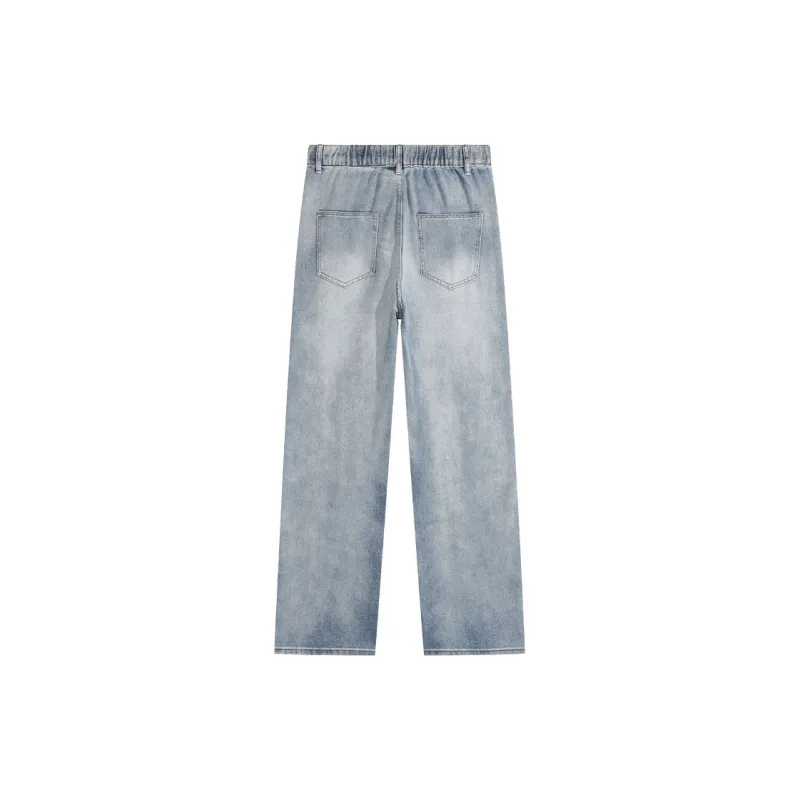 COMOWA Jeans Unisex Yellow Mud Slimming Vibe For Spring Summer Autumn And Winter-6