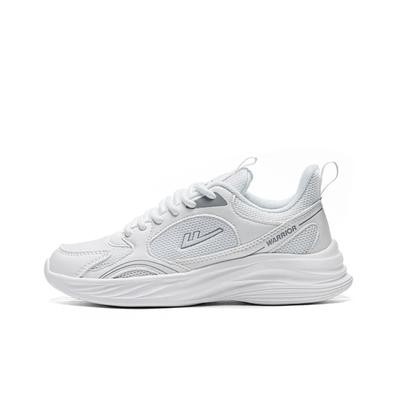 Warrior Warrior Students' Running Shoes Breathable Lightweight Low Top Casual Shoes Unisex White-0
