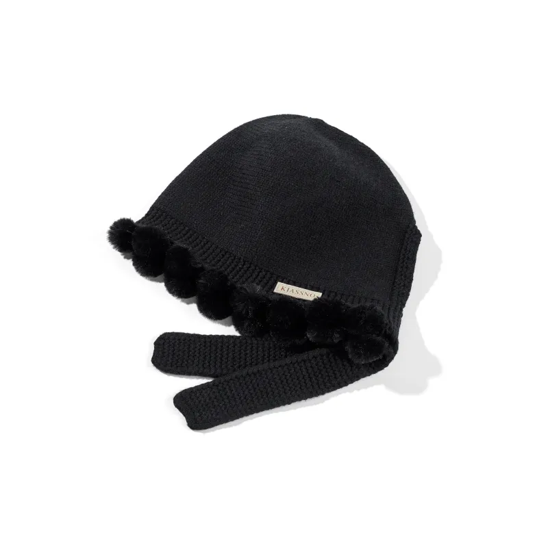 CLARKIA FLOWER Acrylic Trapper Hats Women's-0