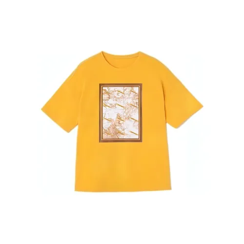 XII BASKET T-Shirts Women's Medium Yellow