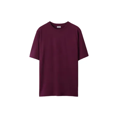 Burberry T-Shirts Men Plum Red