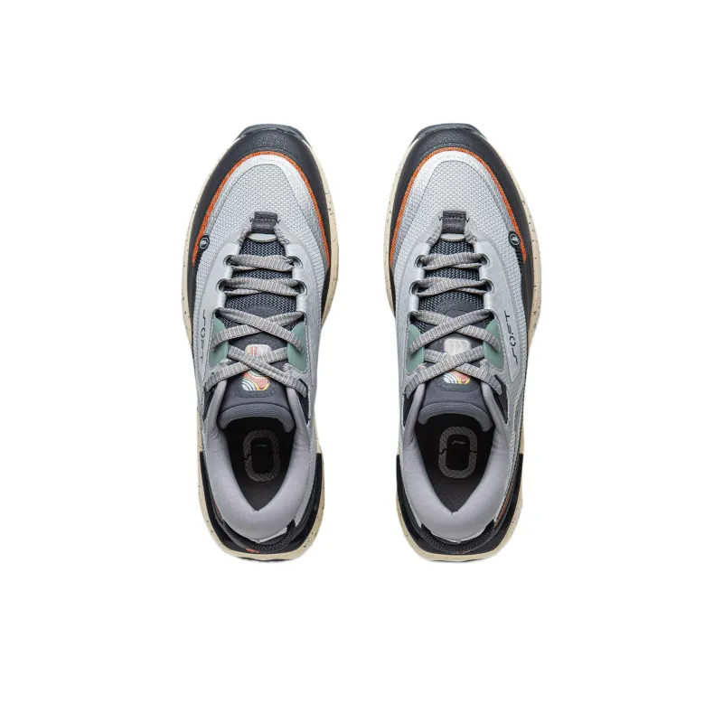 LINING Soft Warm Fleece Sneakers 'Grey Orange'-3