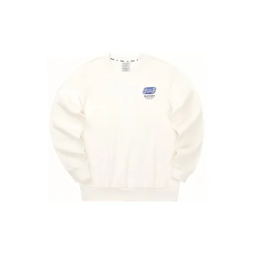 Skechers Colorful Sweatshirts Unisex Marshmallow White