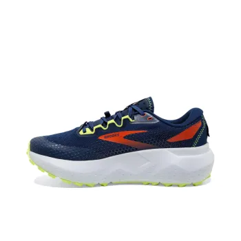 Brooks Caldera 6 Cushioning Lightweight Low Top Running Shoes Men's Blue White Orange