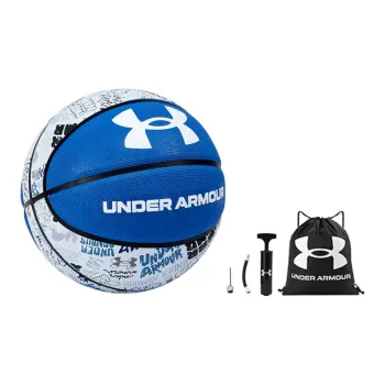 Under Armour Graffiti Rubber Basketball White Blue Size 7 Ball Training Unisex
