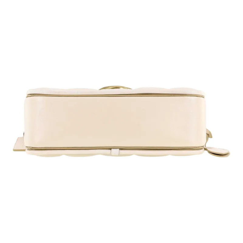 COACH Studio Nappa Leather Shoulder Bag, Crossbody Bag Medium Size Women's Chalk White-4