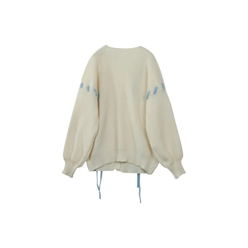 EOEI Knitted Fabric Cardigan Women's-1