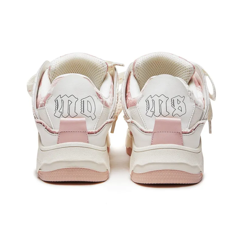 MQMS Dream Fresh Series Platform, Puffy Shoes Skateboard Shoes Unisex Gesang Pink-4