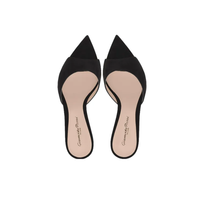 GIANVITO ROSSI Elle 85mm Suede Mules-3