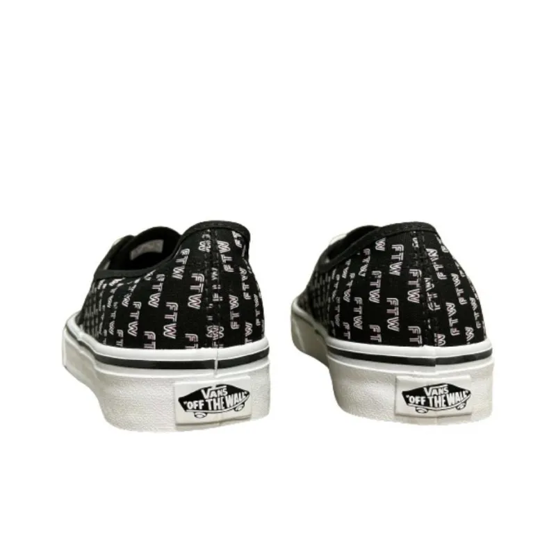 Vans Wear resistant And Lightweight Low Top Skateboard Shoes Unisex Black-2