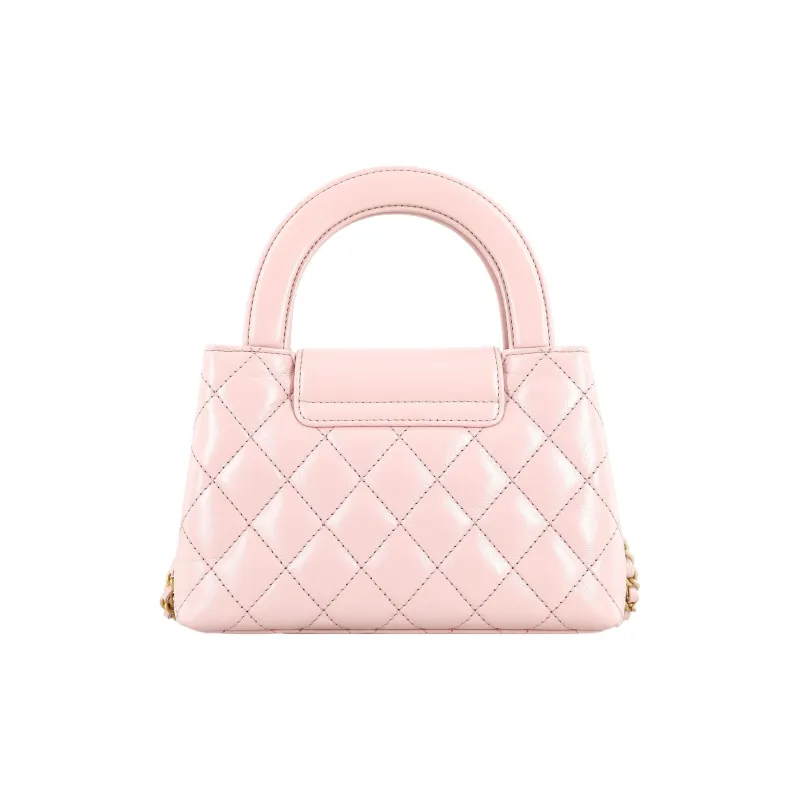 CHANEL Calfskin Crossbody One Shoulder Handbag Mini Women's Light Pink-2