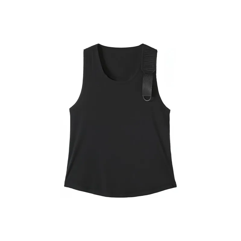 NORVINCY Comfortable And Breathable Crew Neck Slit Tank Top Men's-0