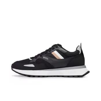 BOSS Striped Lace up Sneakers