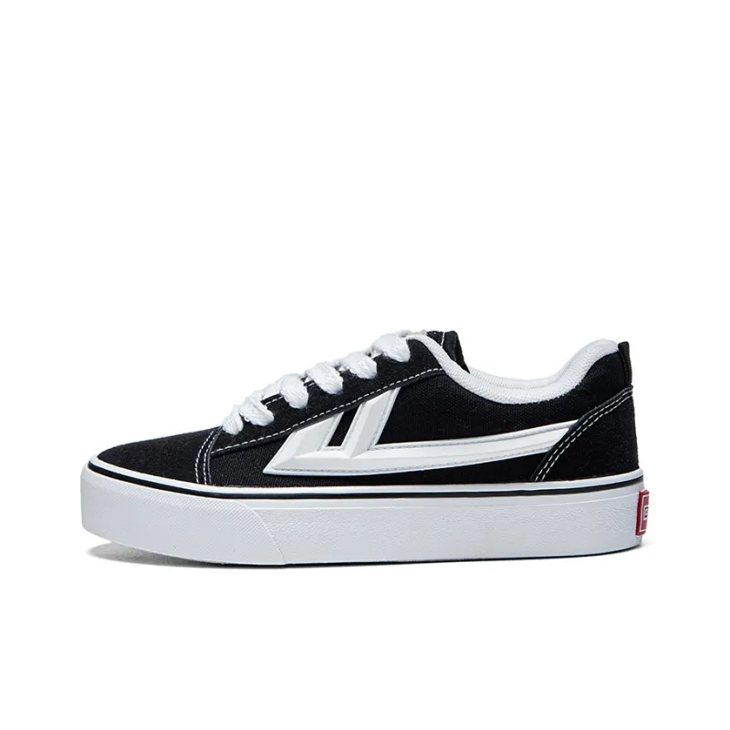 Warrior Sports Casual Wear resistant And Lightweight Low Top Canvas Shoes Unisex Black-0