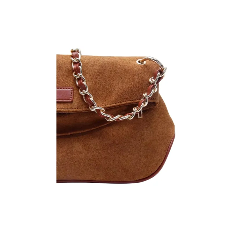NOMK PU Shoulder Bag Shoulder Bag Hobo Bag Regular Women's Caramel-5