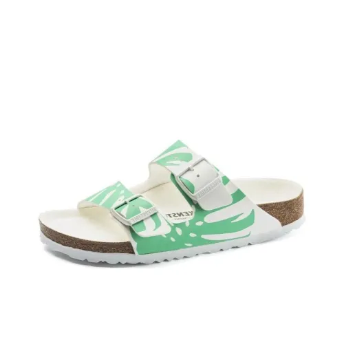 Birkenstock Slide Slippers Women's Light Green