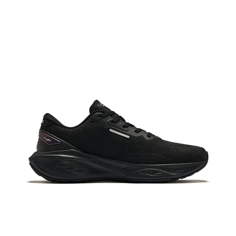 Erke Low Top Running Shoes Men's Jet Black-1