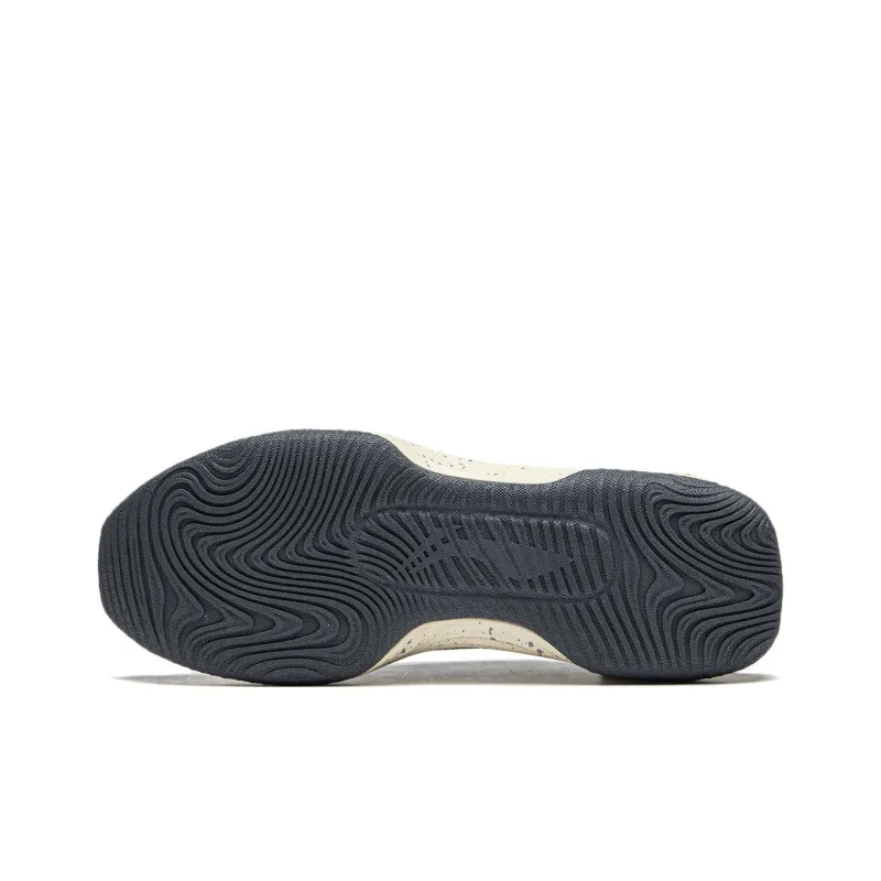 LINING Soft Warm Fleece Sneakers 'Grey Orange'-6