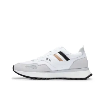 BOSS Striped Lace up Sneakers