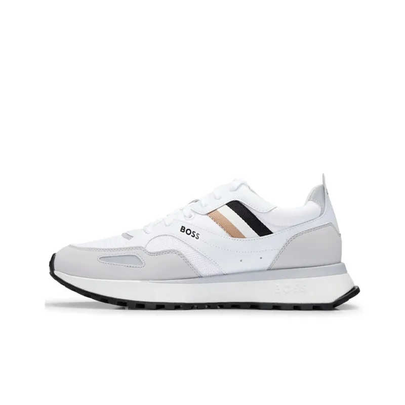 BOSS Striped Lace-up Sneakers-0