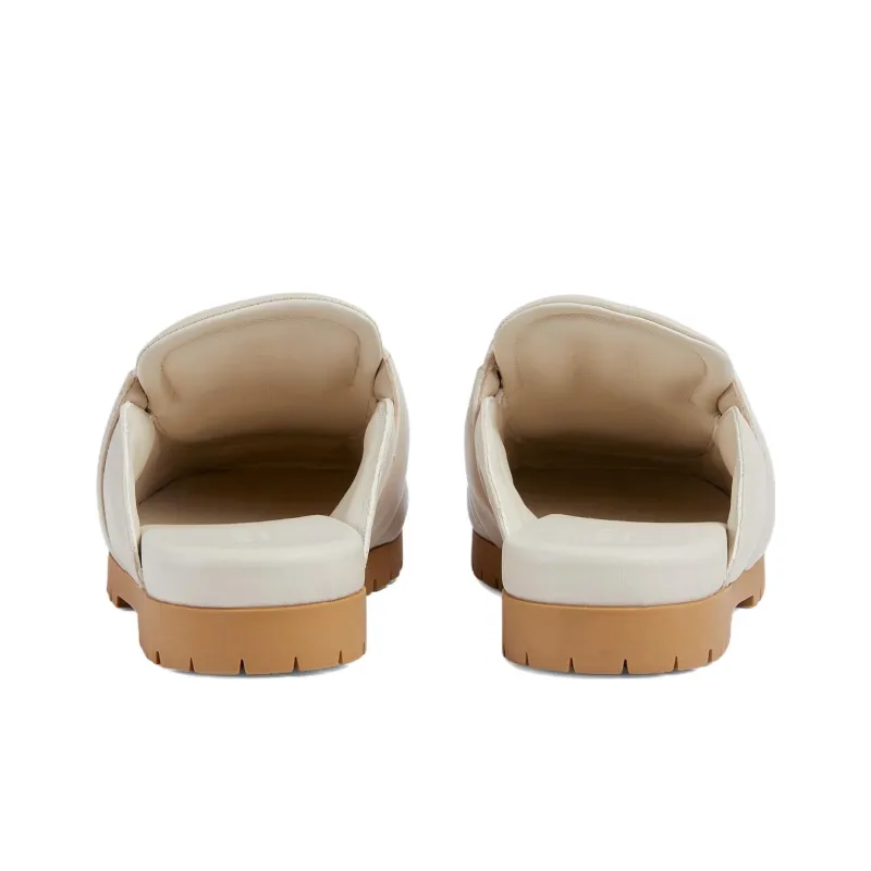 GUCCI Horsebit Leather Mules-4