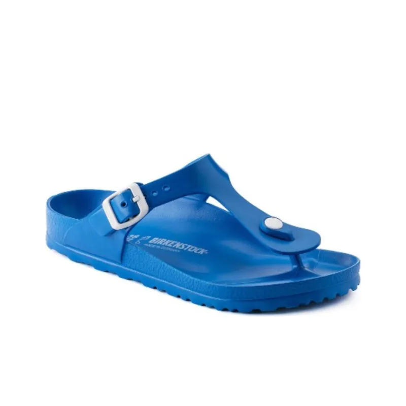 Birkenstock Gizeh Slip Resistant Quick Dry Flip Flops Unisex Blue-1