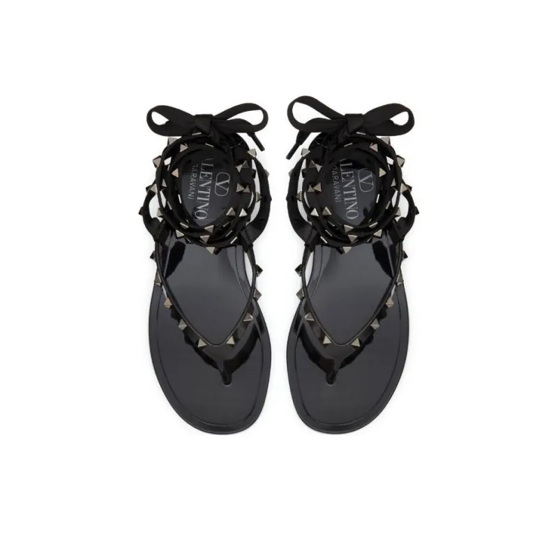 Valentino Flip Flops Women's Black-3