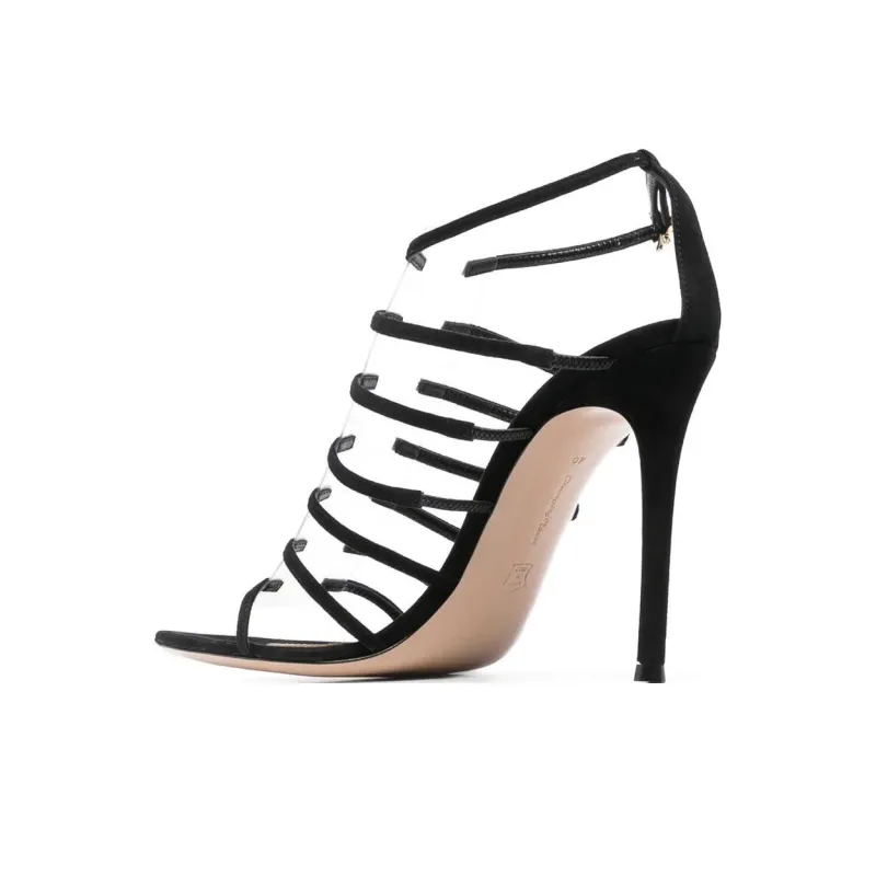 GIANVITO ROSSI Ribbon 105mm Strappy Sandals-3