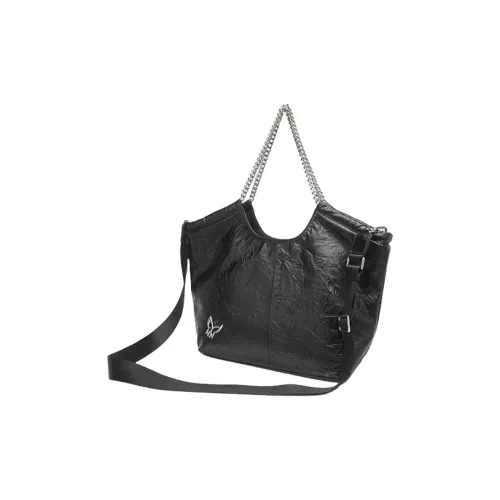 NOMK Cow Leather Tote Bag Shopping Bag Shoulder Bag Handbag Crossbody Bag Women's Black/Coffee/Khaki