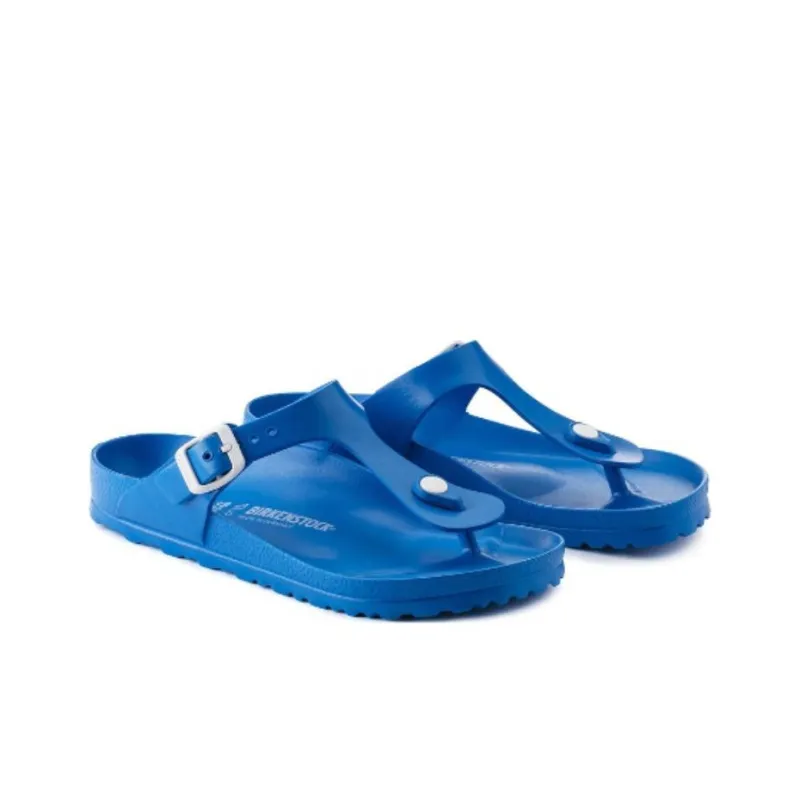 Birkenstock Gizeh Slip Resistant Quick Dry Flip Flops Unisex Blue-2