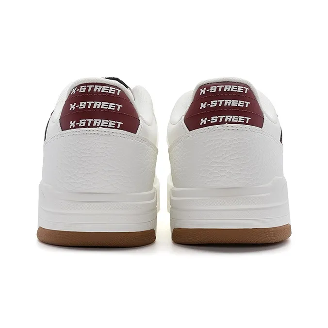 XTEP New Dawn Low-Top Skateboard Shoes Men's Deep Maroon-4