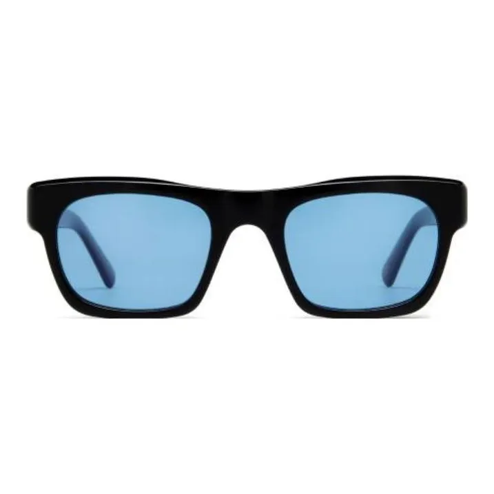 MOSCOT Acetate Irregular Shape Sunglasses Men's Black-0