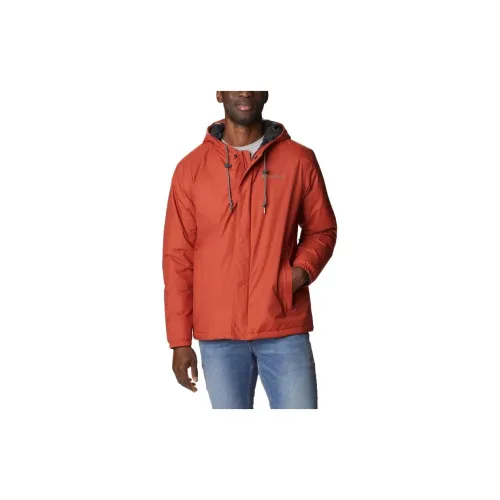 Columbia Jackets Men Classic Red Line