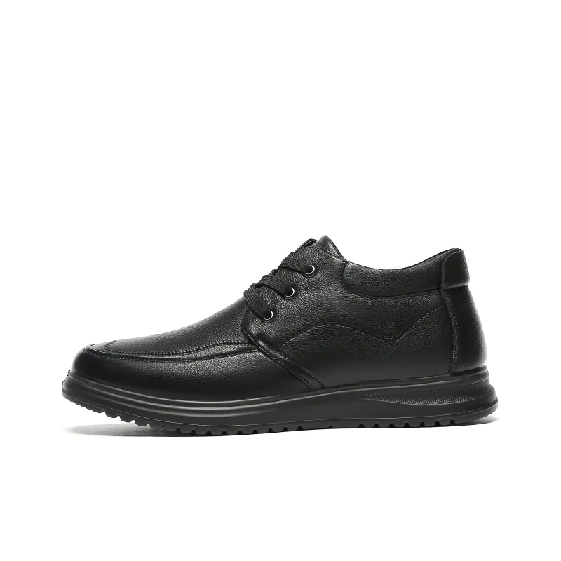 SOBB Dress Shoes Men Low Top Black-0