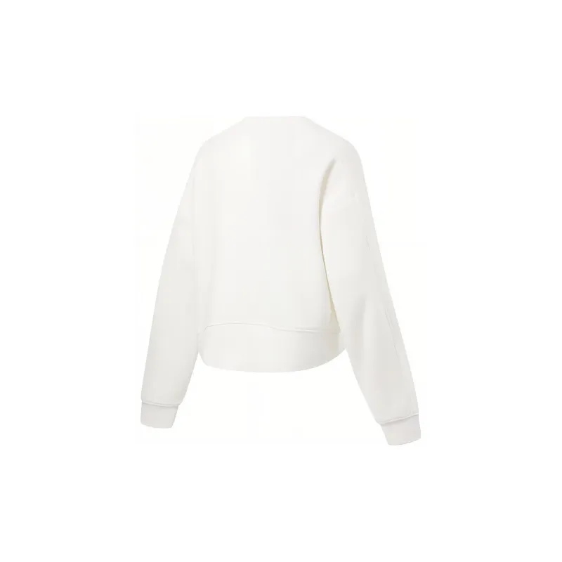 LiNing Fitness Series Sweatshirt Women's Champagne White-1
