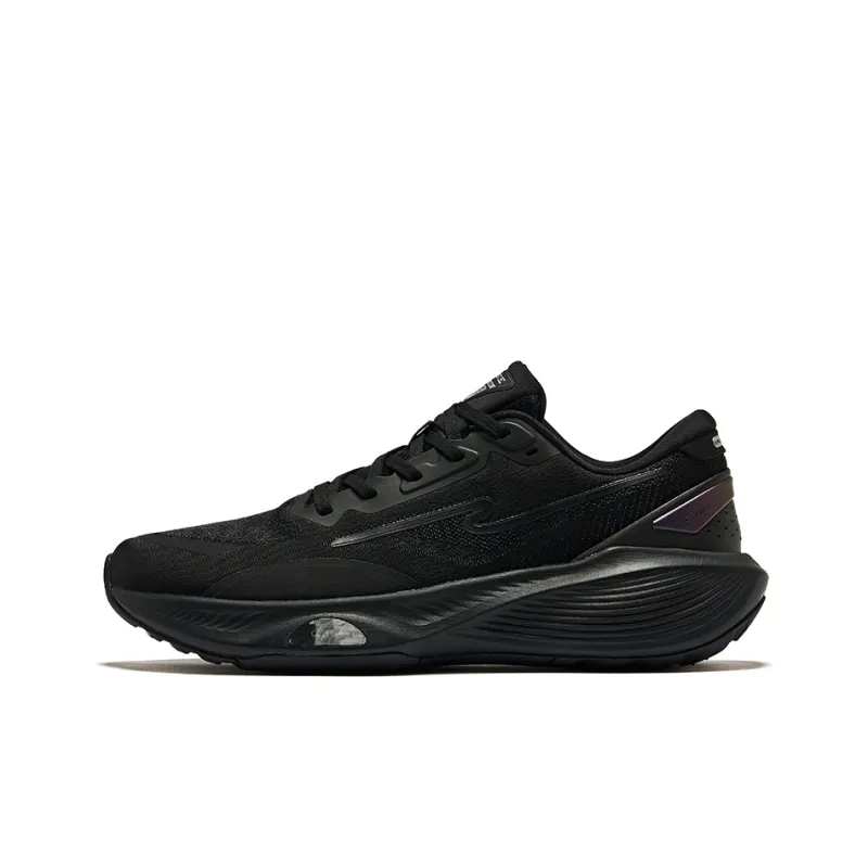Erke Low Top Running Shoes Men's Jet Black-0