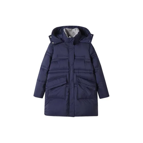 Dme Down Jackets Women's Navy Blue