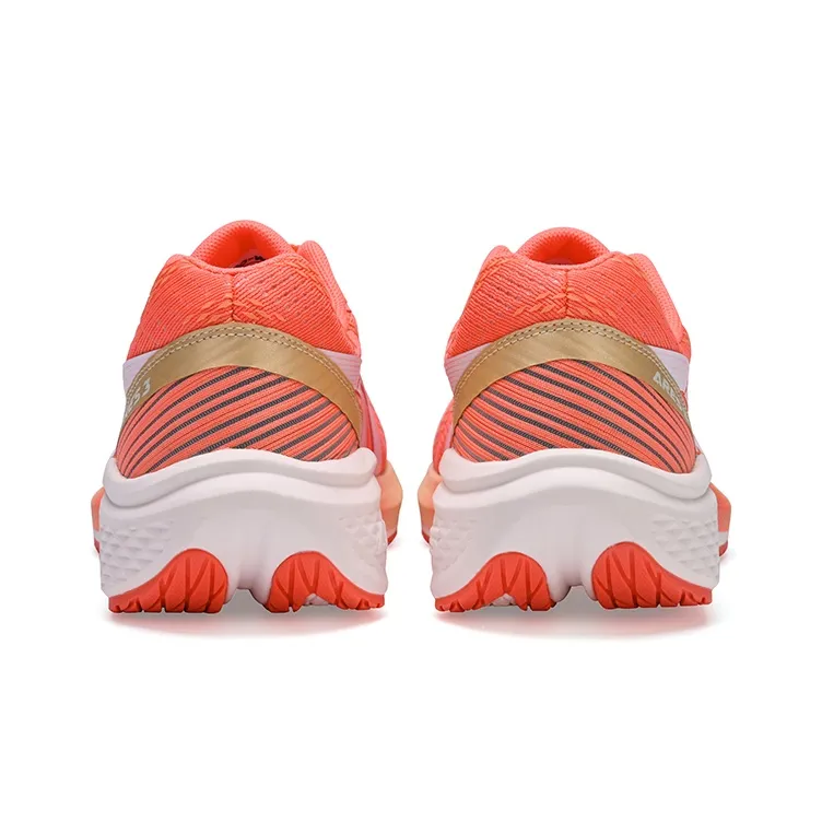 DO WIN Three Generations Of God Of War Cushioning Coverage Support Low Top Marathon Running Shoes Unisex Peach Pink-2