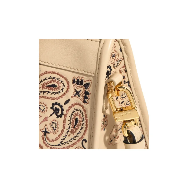 AMIRI Cotton And Polyurethane Tote Bag Shopping Bag Shoulder Bag Crossbody Bag Handbag Mini Women's Light Khaki-4