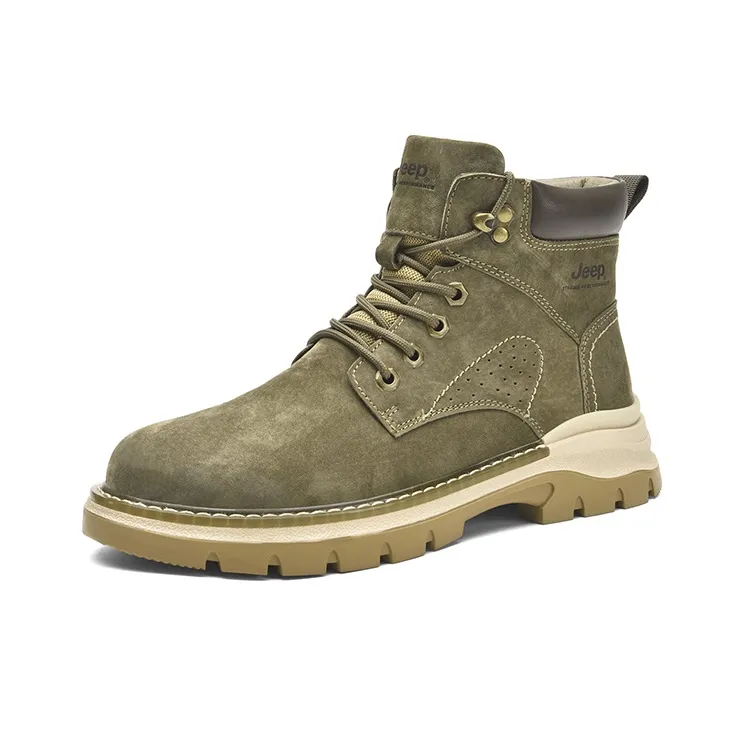 Jeep Crew Outdoor Boots Men's Khaki Green-2
