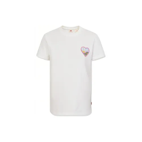 Levis T-Shirts Women's Off White